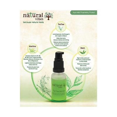 Natural Vibes Ayurvedic Tea Tree Skin Repair Serum 30 ml - Face Serum