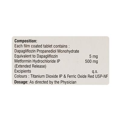 DAPAMAC M 5/500 Tablet 10's - Diabetes-Ant