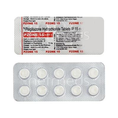 Pzone 15mg Tablet 10'S - Diabetes-Ant