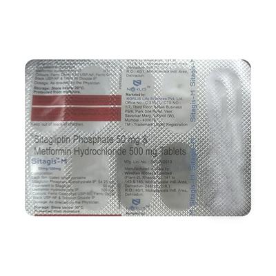 SITAGIS M 50/500 Tablet 10's - Diabetes-Ant