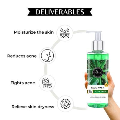Palmist Skin Care Face Wash - Aloe Vera 200 ml - Face Wash & Cleansers
