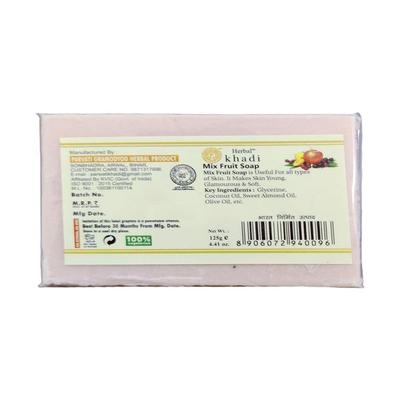 Khadi Herbal Natural Soap - Mix Fruit 125 gm - Personal Care (Ayush)
