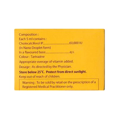 HNU D3 60K SUGAR FREE Oral Solution 5ml - Supplements-Vit