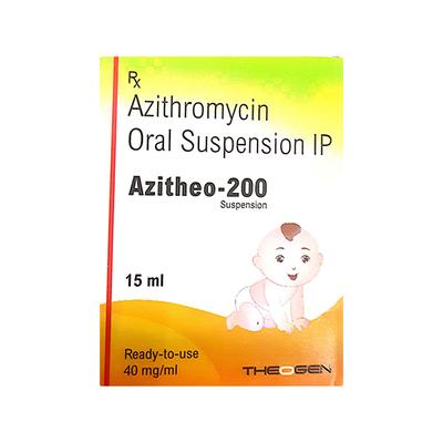 AZITHEO 200 Suspension 15ml - Bacterial Infections-Mac