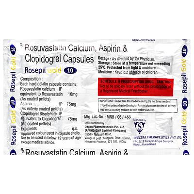 ROSEPIL GOLD 10 Capsule 10's - Blood Clot-Ant