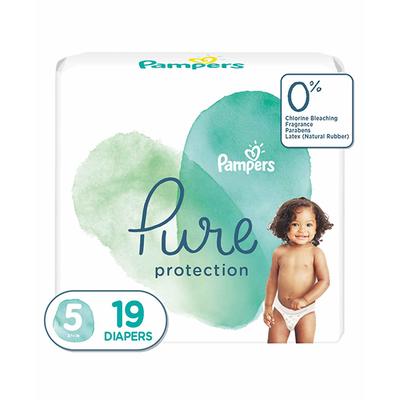 Pampers Pure Protection Diaper Pants - Size 5 (12+ kg) 19's - Diapers & Wipes
