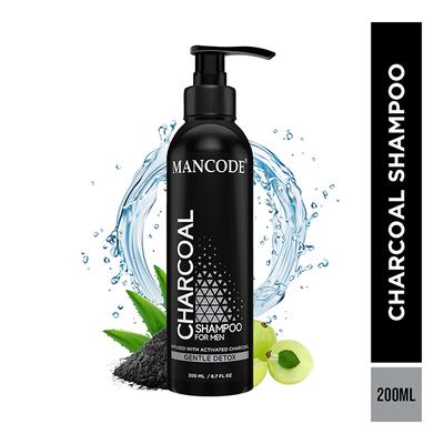 Mancode Shampoo for Men - Charcoal 200 ml - Shampoos