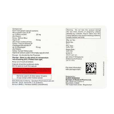 STATPURE GOLD 20 Capsule 10's - Blood Clot-Ant