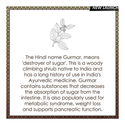 Vayam Ayurveda Gurmar Capsule 60's - Herbal Dietary Supplement