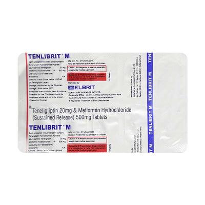 TENLIBRIT M Tablet 10's - Diabetes-Ant