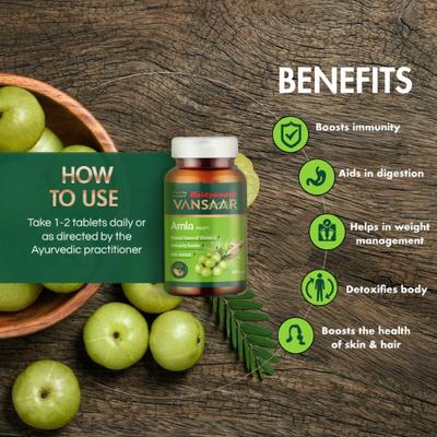 Baidyanath Vansaar Amla Tablet 60's - Pure Herbs