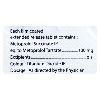 METOZEST XL 100 Tablet 10's - Hypertension-Bet