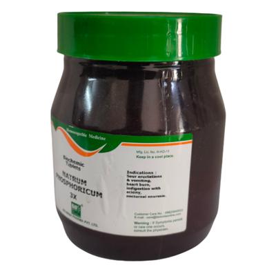 Bio-India's Biochemic Tablet - Natrum Phosphoricum 3X 450 gm - Bio-Chemic
