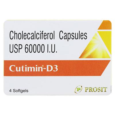 CUTIMIN D3 Softgel 4's - Supplements-Vit