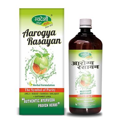 Swadeshi Ayurved Aarogya Rasayan Herbal Juice 500 ml - Ayurvedic Juices