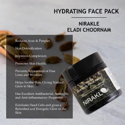 Nirakle Eladi Choornam Hydrating Face Pack 20 gm - Personal Care (Ayush)