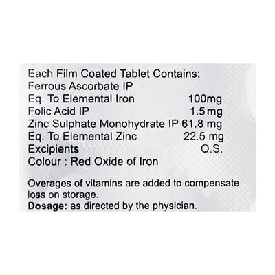 JKFER XT Tablet 10's - Iron Supplement/Anaemia-Vma