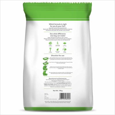 Purepet Clumping Lavender Fragrance Cat Litter (for Multiple Cats) 10000 gm - Pet accessories