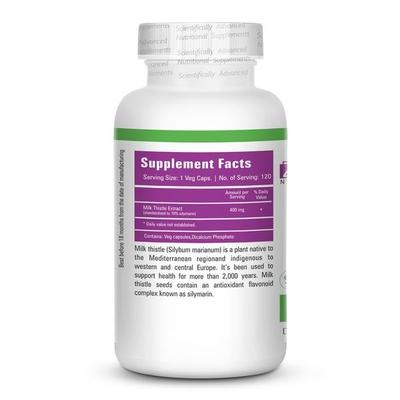 Zenith Nutrition Silymarin Milk Thistle 400mg Capsule 120's - Vital Health