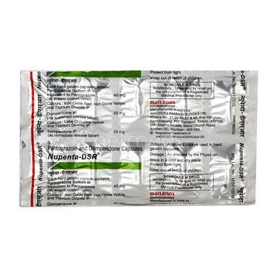 Nupenta DSR Capsule 10'S - Ulcer/Reflux/Flatulence-Aaa