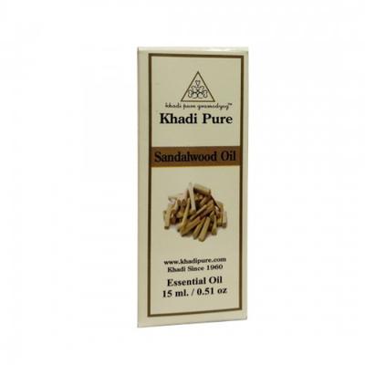 Khadi Pure Herbal Essential Oil - Sandalwood 15 ml - Essential Oils