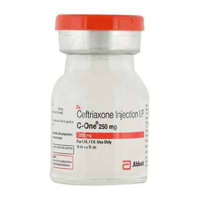 C One 250mg Injection 1'S - Bacterial Infections-Cep