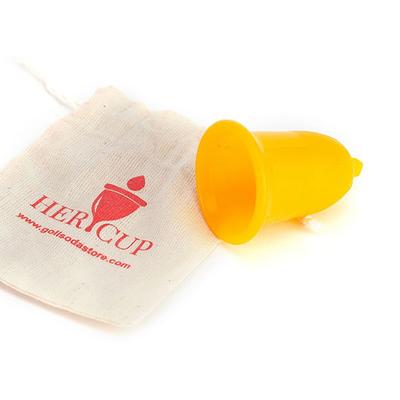 Goli Soda Her Cup Reusable Menstrual Cup for Women - Yellow 1's - Menstrual Cups