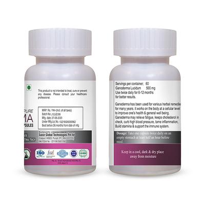 Vringra Ultra Pure Ganoderma Capsules 60's - Health Products