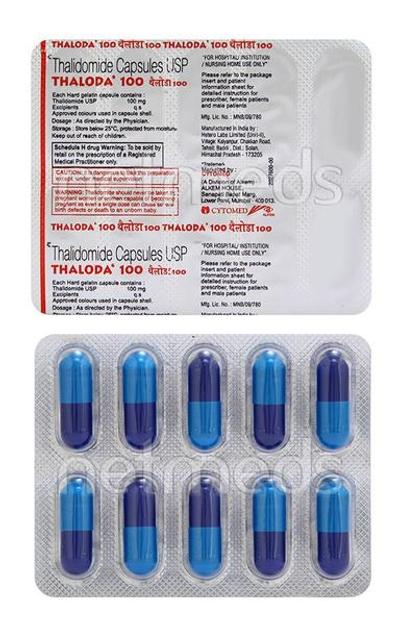 Thaloda 100mg Capsule 10'S - Auto Immune Disease-Imm