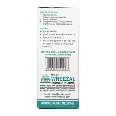 Wheezal Wl-12 Enuresis Drops 30ML - Homeopathic Drops