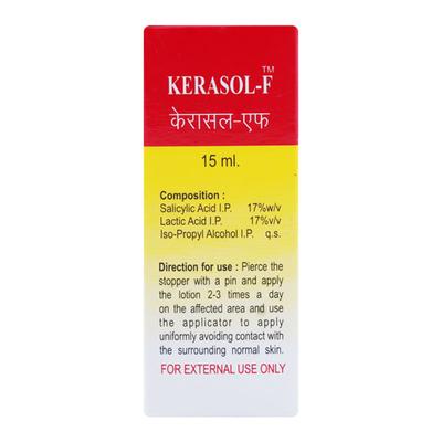 KERASOL F Lotion 15ml - Warts/Calluses/Other Skin Lesion-Ker