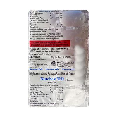 Nurobest OD Capsule 10'S - Supplements-Sup