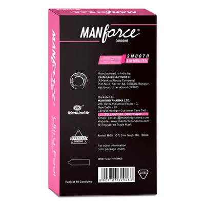 Manforce Ultra Feel Condoms - Bubble Gum 10's - Plain/Flavoured Condoms
