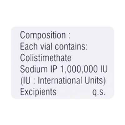Colist 1Miu Injection 1's - Bacterial Infections-OAB