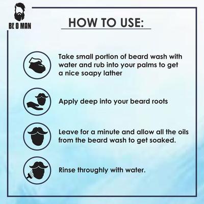 Beoman Eterny Combo (Beard Wash 100 ml + Beard Oil 30 ml) - Beard Oil
