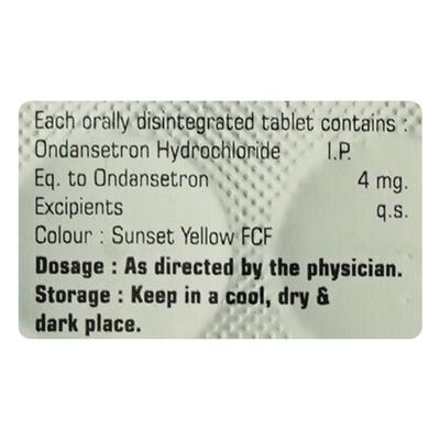 ONDANEP 4mg Tablet 10's - Vomitting/Emesis-Ant