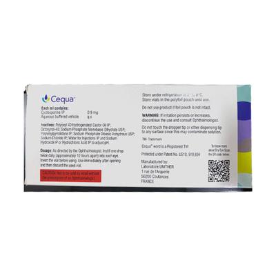 CEQUA Ophthalmic Solution 30x0.25ml - Eye conditions-Oth