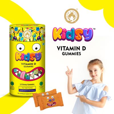 Mom & World Vitamin D Lil Bunny Gummies - Lemon 30's - Nutritional Bars