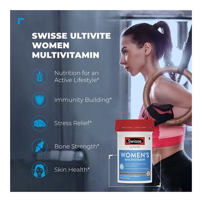 Swisse Women Health (Multivitamin, Magnesium, Immune Action) Tablet 60's Combo Pack - Multi-Vitamins