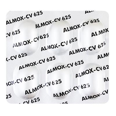 ALMOX CV 625mg Tablet 6's - Bacterial Infections-Pen