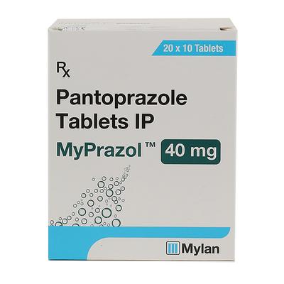 MYPRAZOL 40 Tablet 10's - Ulcer/Reflux/Flatulence-Aaa