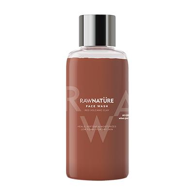 Raw Nature Face Wash - Volcanic Red Clay 60 gm - Face Wash & Cleansers