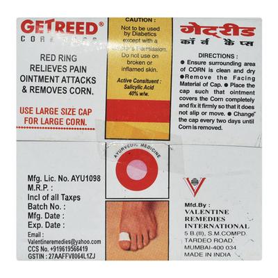 Getreed Corn Caps 2's - Bandages & Dressings