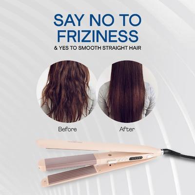 Winston 2 in 1 Hair Straightener & Crimper - Pink - Straighteners