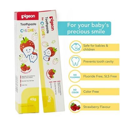 Pigeon Children Toothpaste - Strawberry 45 gm - Baby Oral Care