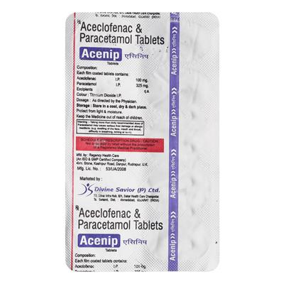 ACENIP Tablet 10's - Pain relief-Nsa