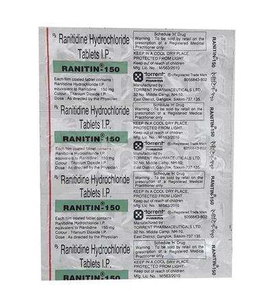 Ranitin 150mg Tablet 30'S - Ulcer/Reflux/Flatulence-Aaa