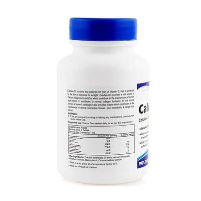 HealthVit Calvitan-Gc Calcium Glucosamine & Chondroitin Tablet 60's - Calcium And Minerals