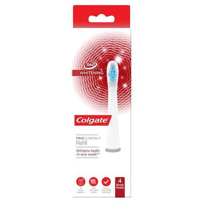 Colgate Proclinical Refill Toothbrush Head - Whitening (Pack of 4's) - Toothbrushes