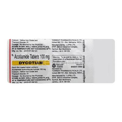 Dycotiam 100mg Tablet 10'S - Gastro Intestinal Motility Disorders-GIT